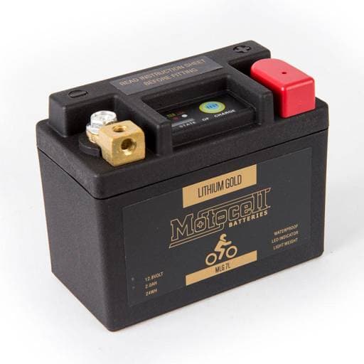Motocell Lithium Gold MLG7L 24WH Battery