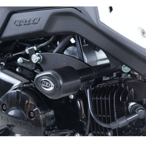 R&G Honda MSX125 Grom Black Aero Crash Protectors