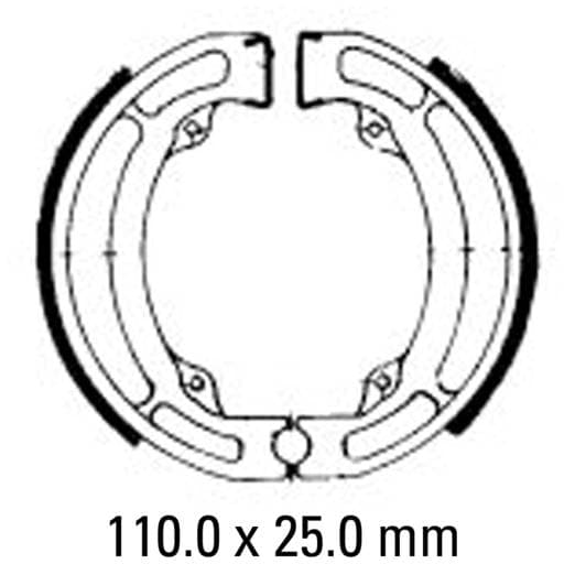 Ferodo FSB723 Brake Shoe Set
