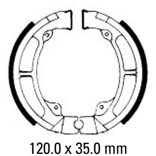 Ferodo FSB717 Brake Shoe Set
