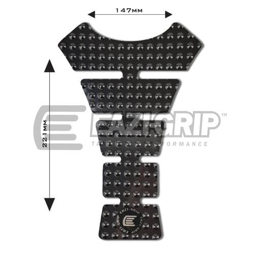 Eazi-Grip EVO F 147mm x 221mm Black Centre Tank Pad