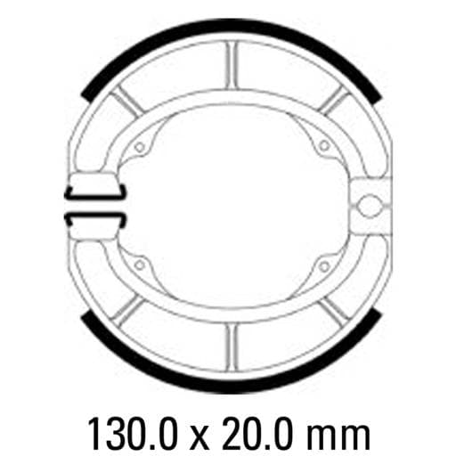 Ferodo FSB956 Brake Shoe Set