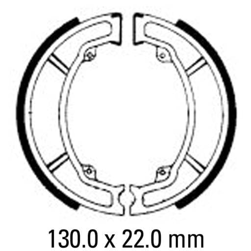 Ferodo FSB776 Brake Shoe Set
