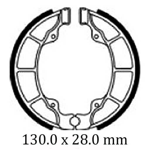 Ferodo FSB966 No Springs Brake Shoe Set