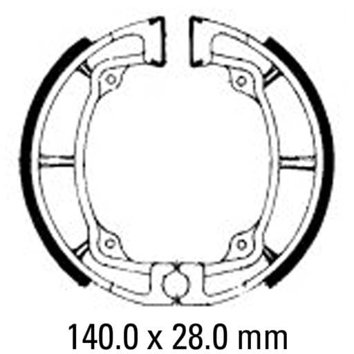 Ferodo FSB799 Brake Shoe Set