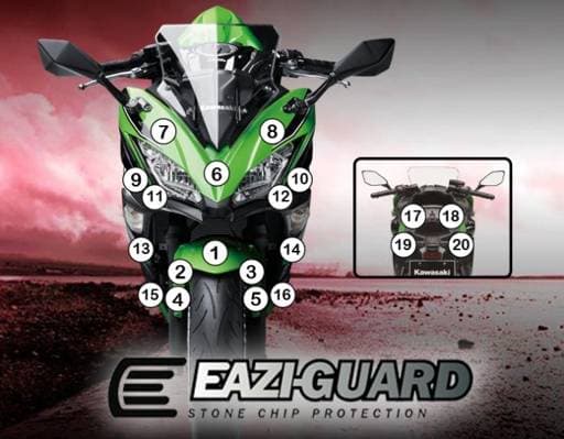 Eazi-Guard Kawasaki Ninja 650 2017 Gloss Paint Protection Film