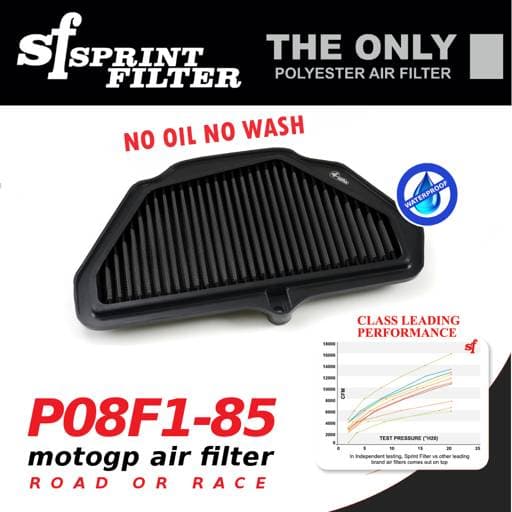 Sprint Filter P08F1-85 Kawasaki Ninja ZX-10R Air Filter
