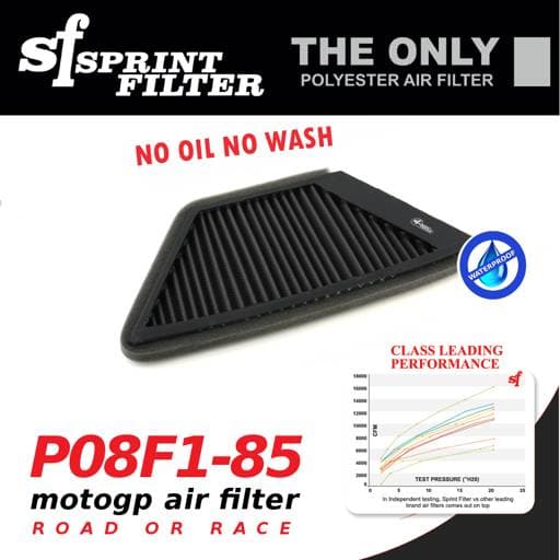 Sprint Filter P08F1-85 Kawasaki Ninja ZX-14 1400GTR Air Filter