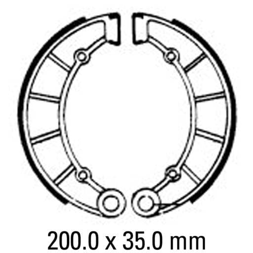 Ferodo FSB795 Brake Shoe Set