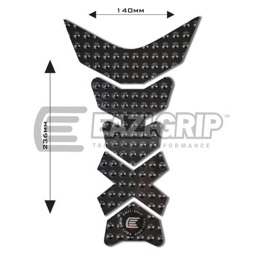 Eazi-Grip EVO C 140mm x 236mm Black Centre Tank Pad