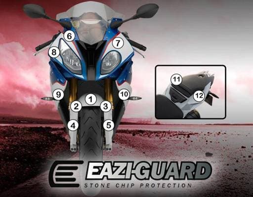 Eazi-Guard BMW S1000RR 2015 - 2017 Matte Paint Protection Film