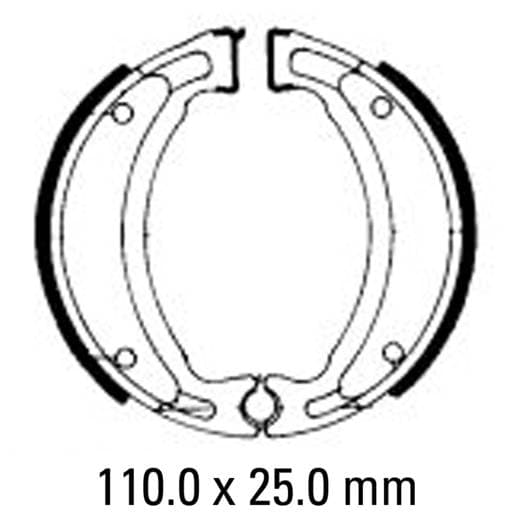 Ferodo FSB731A Eco Friction Brake Shoe Set