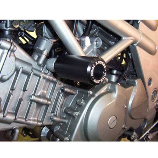 Oggy Knobbs Hyosung GT650 03-14 Black Frame Slider