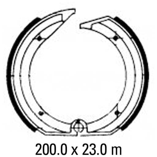 Ferodo FSB805 Brake Shoe Set
