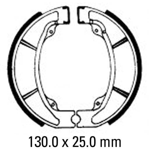 Ferodo FSB963A Eco Friction Brake Shoe Set