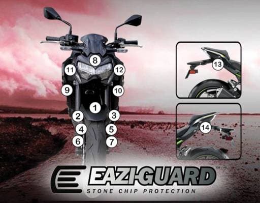 Eazi-Guard Kawasaki Z900 2020 Gloss Paint Protection Film