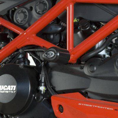 R&G Ducati Streetfighter 848 Black Aero Crash Protectors