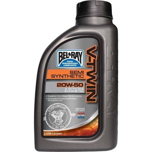 Belray V-Twin Semi-Synthetic 4T 20W-50 Engine Oil - 1L