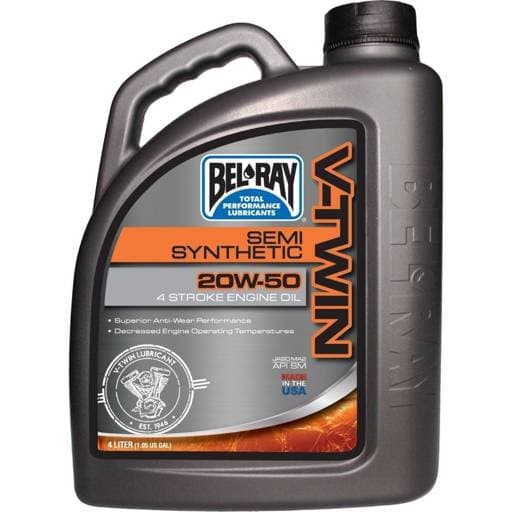 Belray V-Twin Semi-Synthetic 4T 20W-50 Engine Oil - 4L