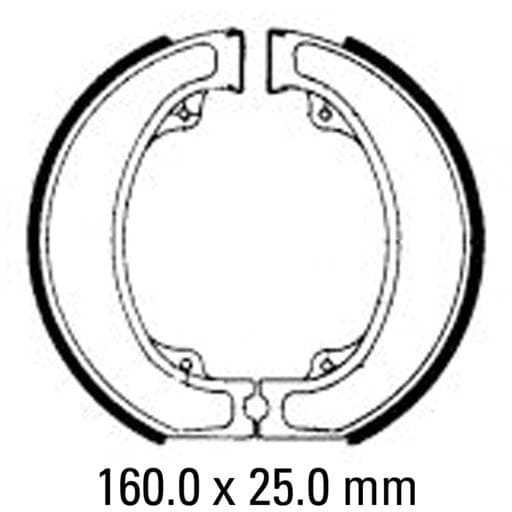 Ferodo FSB743 Brake Shoe Set