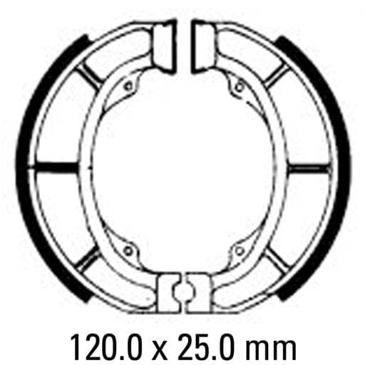 Ferodo FSB777A Eco Brake Shoe Set