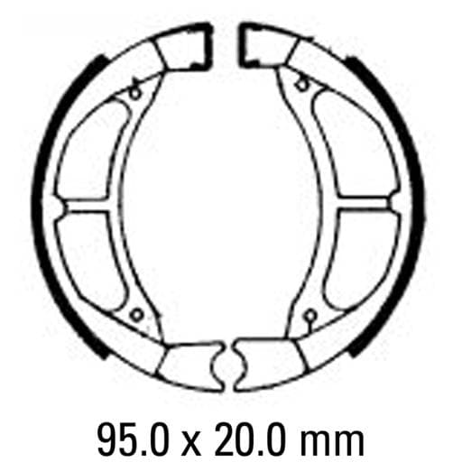 Ferodo FSB764 Brake Shoe Set