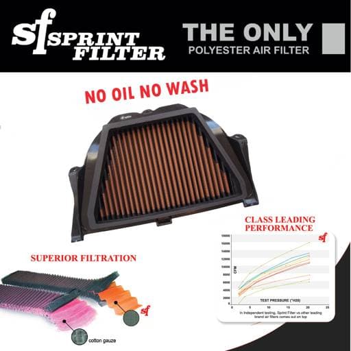 Sprint Filter P08 Honda CBR600F4i Air Filter