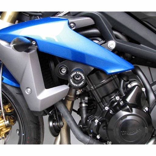 Oggy Knobbs Triumph Street Triple 675 13-17 Black Frame Slider Kit