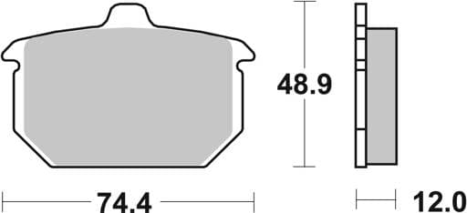 SBS HD Ceramic Front / Rear Brake Pads - 549H.HF