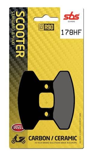 SBS Ceramic Scooter Front / Rear Brake Pads - 178HF