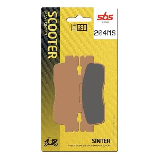 SBS Sintered Maxi Scooter Front Brake Pads - 204MS