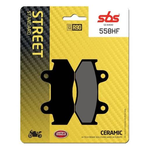 SBS Ceramic Front / Rear Brake Pads - 558HF