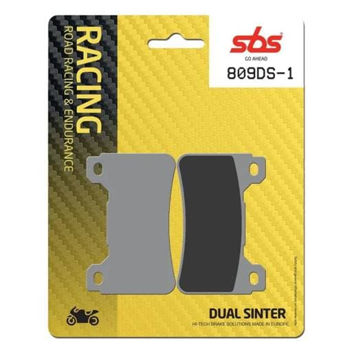 SBS Dual Sinter Racing Front Brake Pads - 809DS