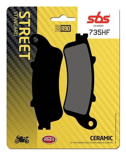 SBS Ceramic Front / Rear Brake Pads - 735HF