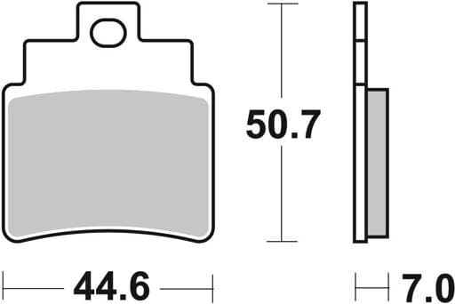 SBS Ceramic Scooter Front / Rear Brake Pads - 171HF