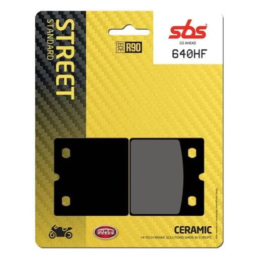 SBS Ceramic Front / Rear Brake Pads - 640HF
