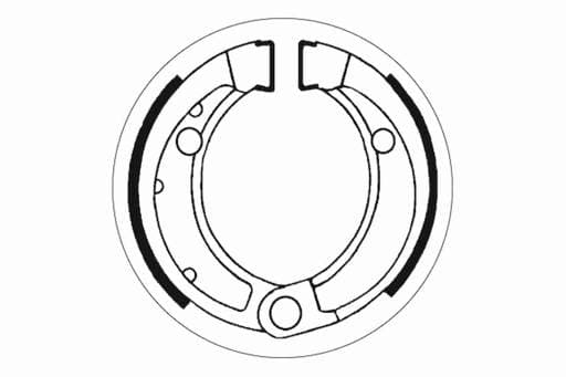 SBS Front / Rear Brake Shoes - 2048