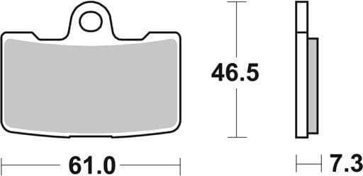 SBS HD Sintered Road Front Brake Pads - 856H.HS