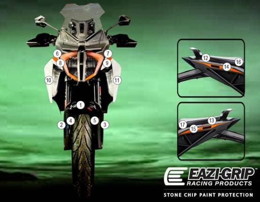 Eazi-Guard KTM 1290 Super Duke GT Gloss Paint Protection Film