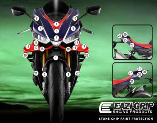 Eazi-Guard Aprilia RSV4 2021 Gloss Paint Protection Film