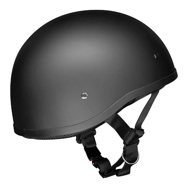 M2R Rebel Shorty Matt Black Quick Release Helmet