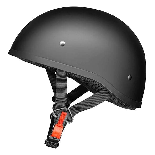 M2R Rebel Shorty Matt Black Quick Release Helmet