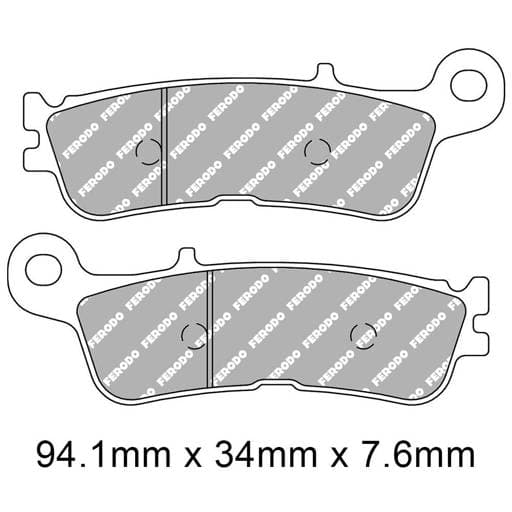 Ferodo FDB2323 ZR SinterGrip Racing Brake Pad Set