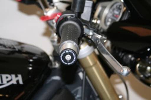 R&G Triumph Street Triple/Thruxton 900 Black Bar End Sliders