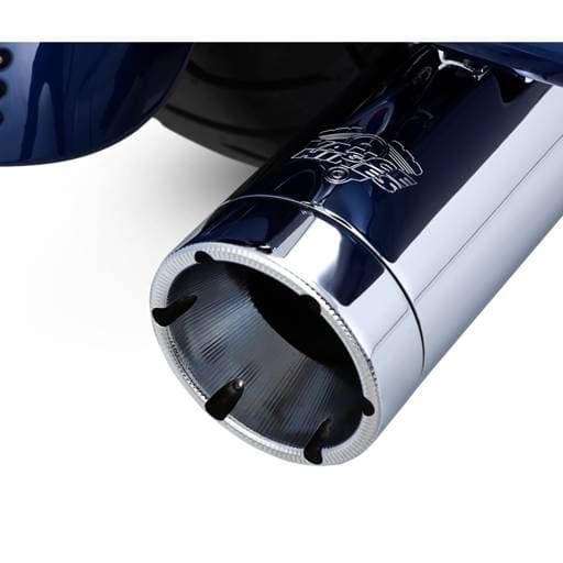 Vance & Hines Monster Round Touring 17-20 Chrome Slip-On Exhaust