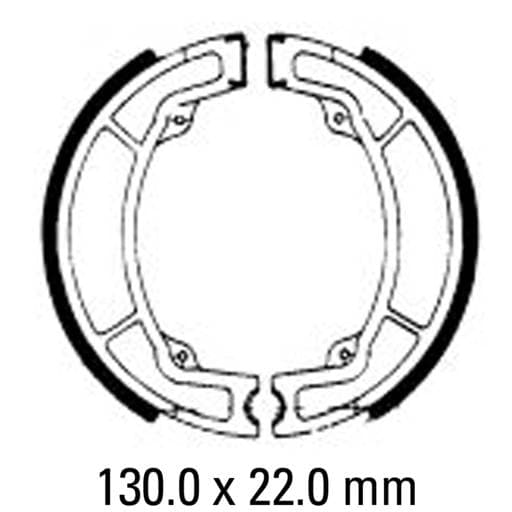 Ferodo FSB737 Brake Shoe Set