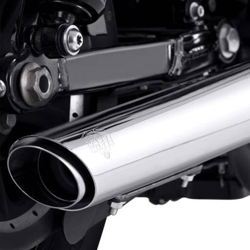Vance & Hines Twin Slash 3" Sportster 04-13 Chrome Slip-On Exhaust