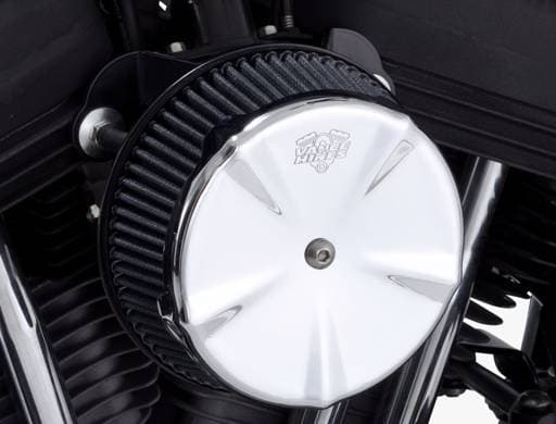 Vance & Hines Skullcap Chrome VO2 Naked Air Filter Cover