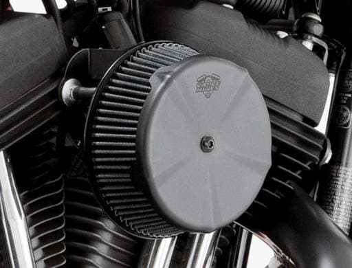 Vance & Hines Skullcap VO2 Naked Black Air Filter Cover