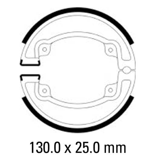 Ferodo FSB958A Eco Friction Brake Shoe Set